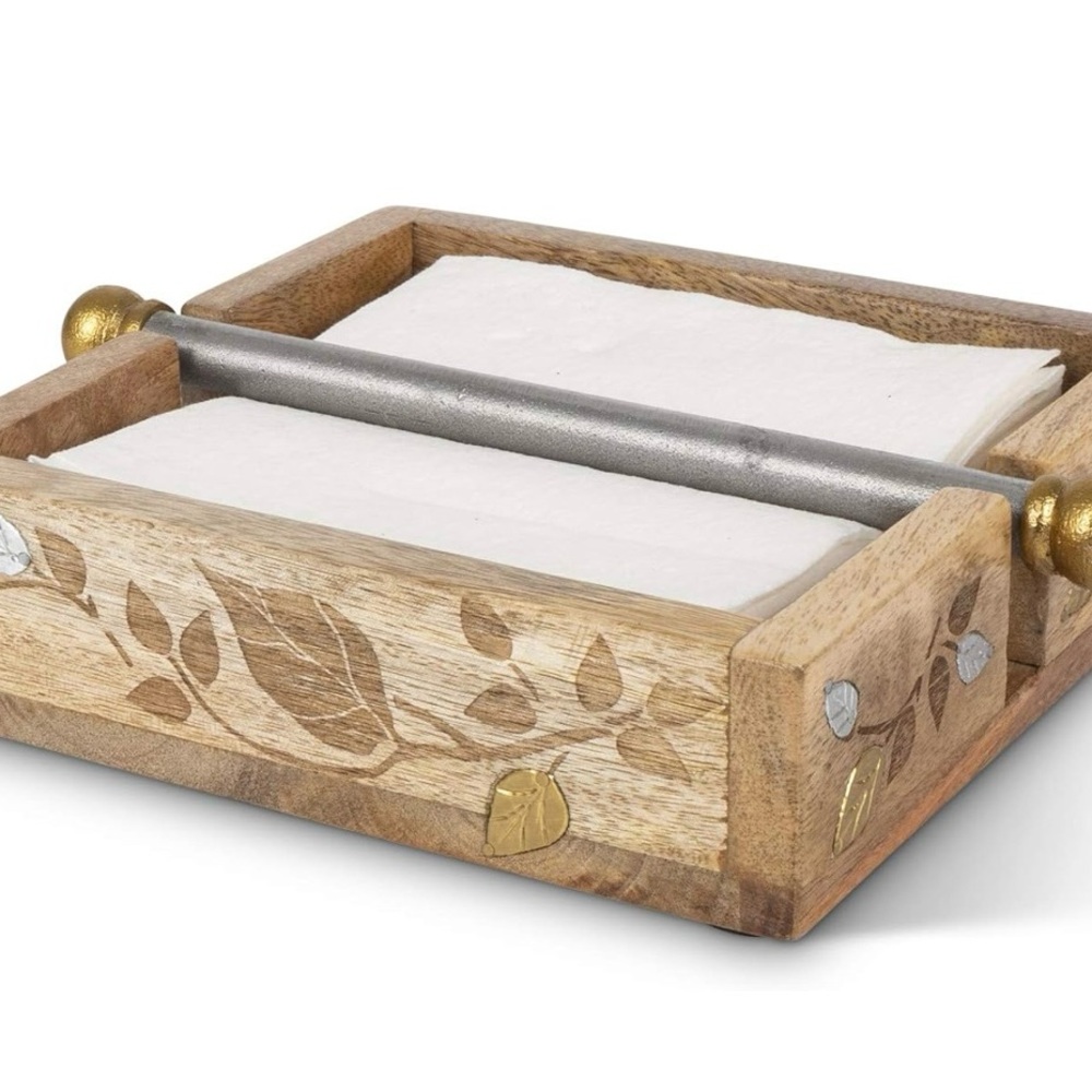 GG Collection Brown and Gold Bath Accessories Set